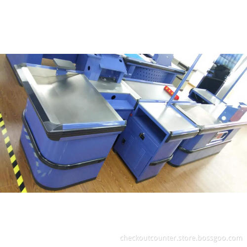 checkout counter with different size